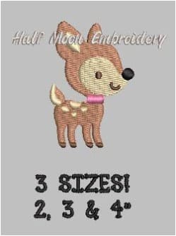 Deer Embroidery Design