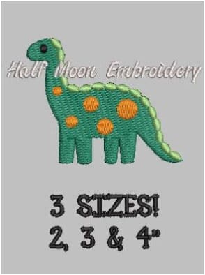 Dinosaur Embroidery Design