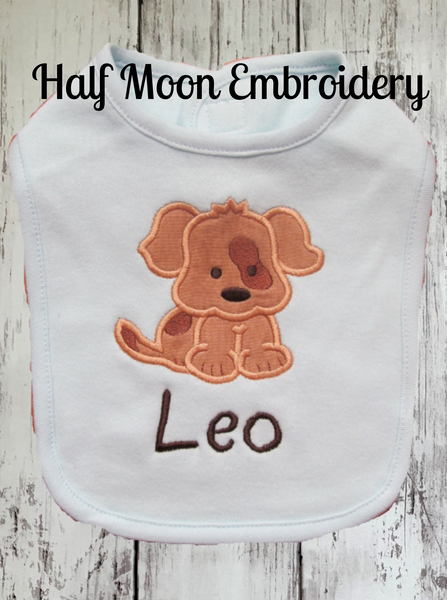 Personalized Puppy Dog Bib