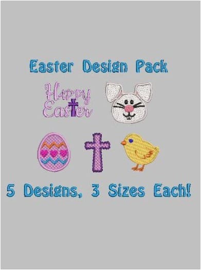 Easter Embroidery Design Pack