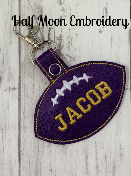 Personalized Shiner Comanche Football Bag Tag Key Chain