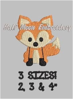 Fox Embroidery Design - Embroidery Design