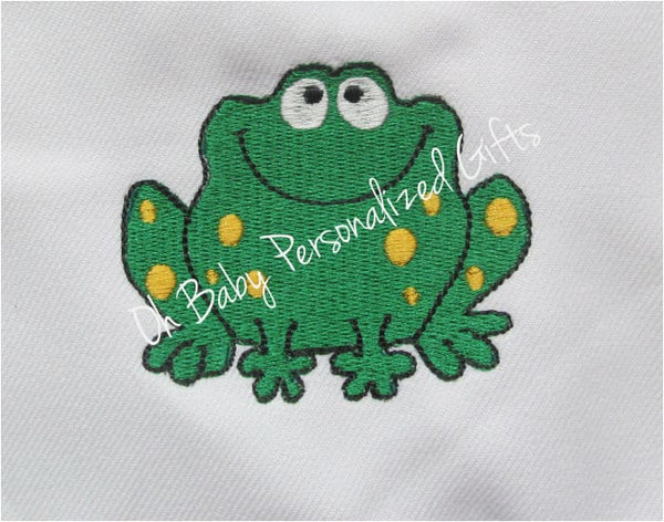 Frog Embroidery Design