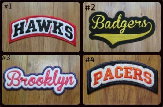 Personalized Name Patches