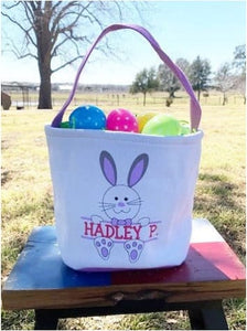 Personalized Lavender Easter Bucket