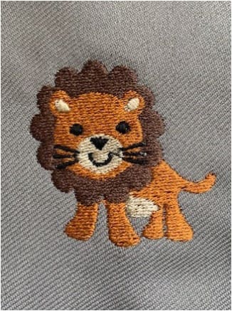 Lion Embroidery Design