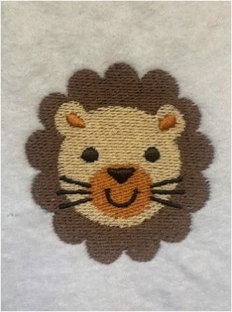 Lion Face Embroidery Design - Embroidery Design