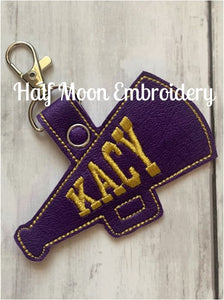 Personalized Megaphone Bag Tag