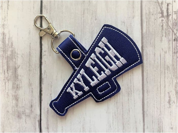 Personalized Megaphone Bag Tag