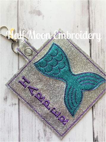 Personalized Mermaid Bag Tag