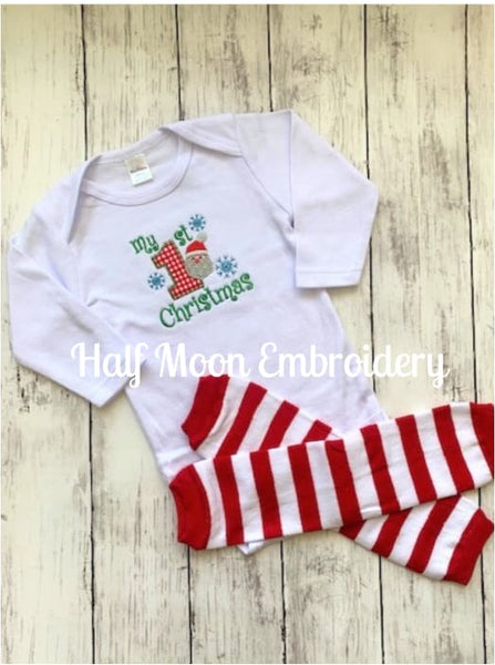 My First Christmas Baby Outfit