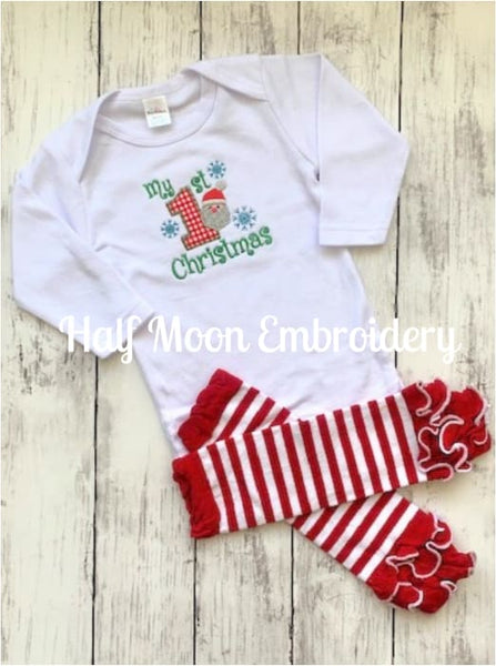 My First Christmas Baby Outfit