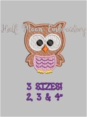 Owl Embroidery Design