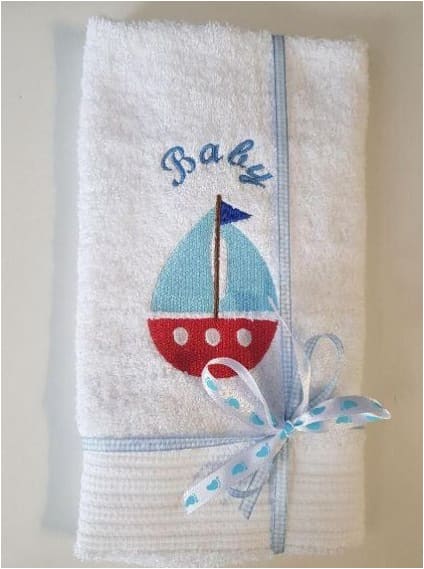 Sailboat Embroidery Design