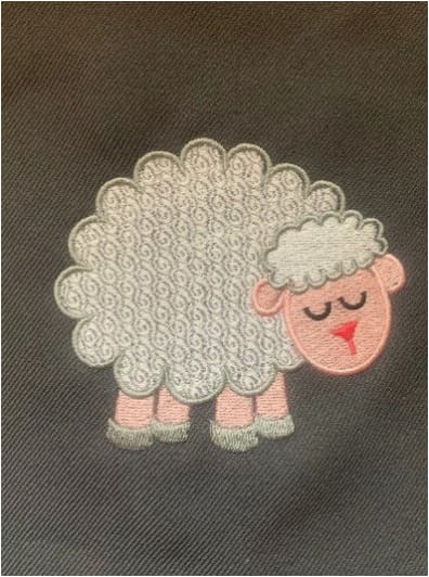 Sheep Embroidery Design