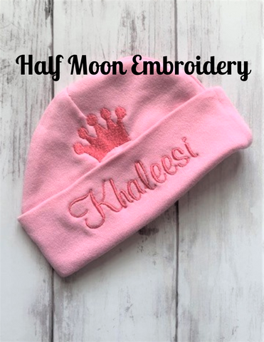 Personalized Crown Baby Beanie