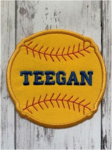 Personalized Baseball Patch