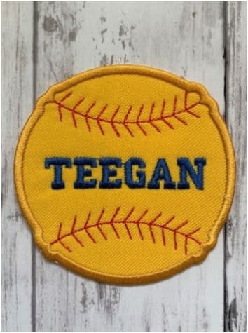 Personalized Baseball Patch