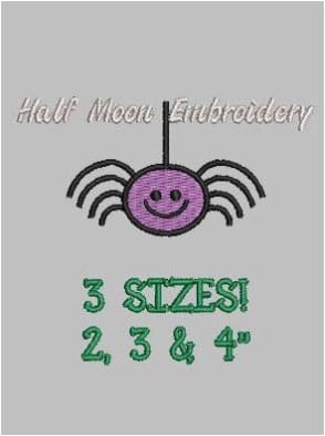 Spider Embroidery Design