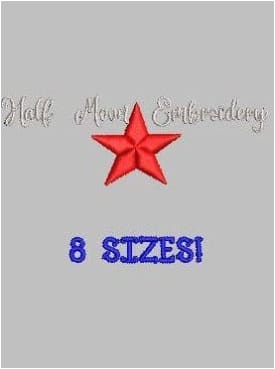 Star Embroidery Design