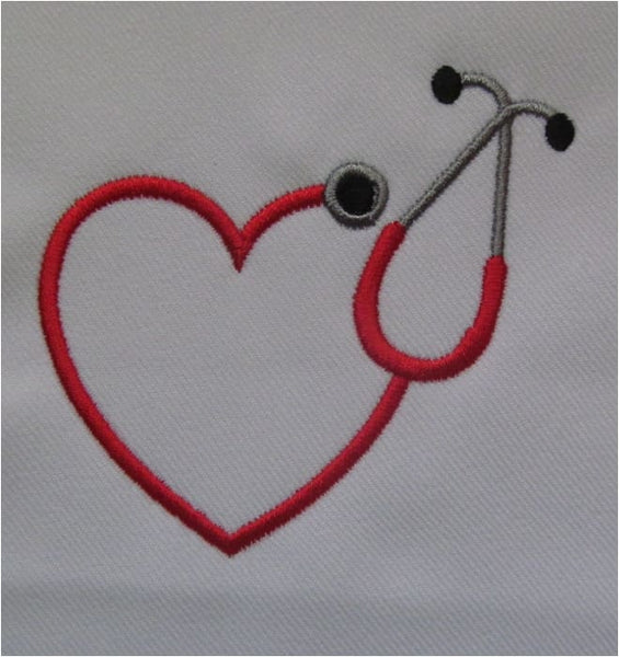 Stethoscope Embroidery Design