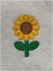 Sunflower Embroidery Design