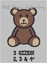 Teddy Bear Embroidery Design