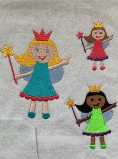 Tooth Fairy Embroidery Design