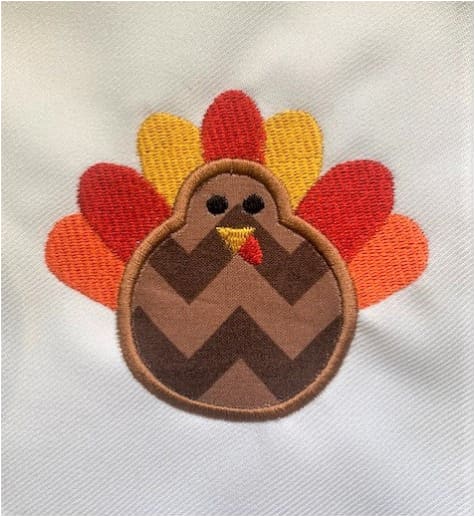 Turkey Embroidery Design