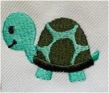 Turtle Embroidery Design