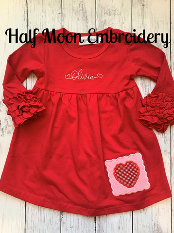 Personalized Valentine's Dress