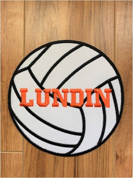 Personalized Volleyball Patch