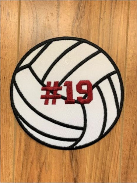 Personalized Volleyball Patch